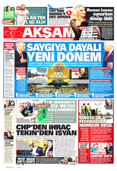 AKŞAM 27 Eylül 2025 gazete manşeti