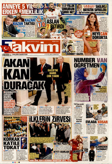 TAKVİM 27 Eylül 2025 gazete manşeti