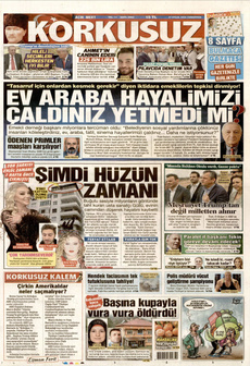 KORKUSUZ 27 Eylül 2025 gazete manşeti