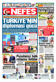 NEFES 1 Temmuz 2026 gazete manşeti