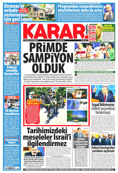 KARAR 1 Temmuz 2026 gazete manşeti
