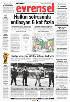 EVRENSEL 1 Temmuz 2026 gazete manşeti
