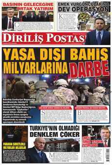 DİRİLİŞ POSTASI 1 Temmuz 2026 gazete manşeti