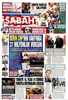 SABAH 2 Temmuz 2026 gazete manşeti