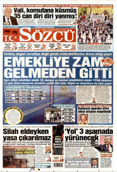 SÖZCÜ 2 Temmuz 2026 gazete manşeti