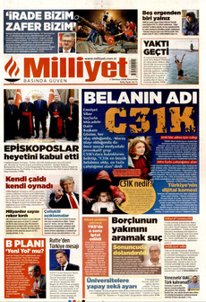 MİLLİYET 2 Temmuz 2026 gazete manşeti