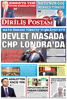 DİRİLİŞ POSTASI 2 Temmuz 2026 gazete manşeti