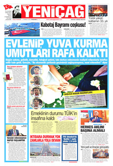 YENİÇAĞ 2 Temmuz 2026 gazete manşeti