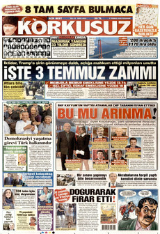 KORKUSUZ 2 Temmuz 2026 gazete manşeti