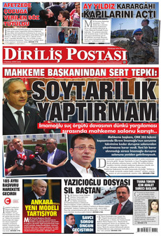 DİRİLİŞ POSTASI 3 Temmuz 2026 gazete manşeti