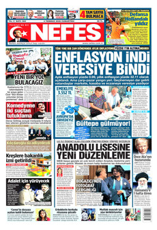 NEFES 4 Temmuz 2026 gazete manşeti