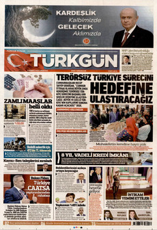 TÜRKGÜN 4 Temmuz 2026 gazete manşeti