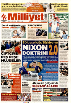 MİLLİYET 4 Temmuz 2026 gazete manşeti
