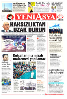 YENİ ASYA 4 Temmuz 2026 gazete manşeti