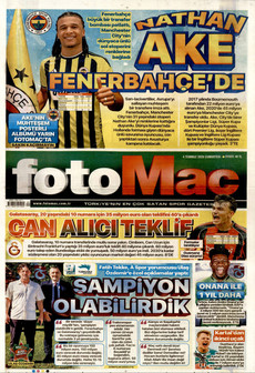 FOTOMAÇ 4 Temmuz 2026 gazete manşeti