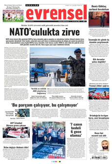 EVRENSEL 6 Temmuz 2026 gazete manşeti