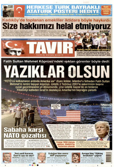 TAVIR GAZETESİ 6 Temmuz 2026 gazete manşeti