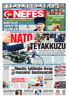 NEFES 7 Temmuz 2026 gazete manşeti