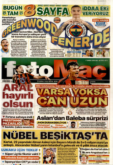 FOTOMAÇ 7 Temmuz 2026 gazete manşeti