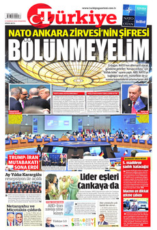 TÜRKİYE GAZETESİ 9 Temmuz 2026 gazete manşeti