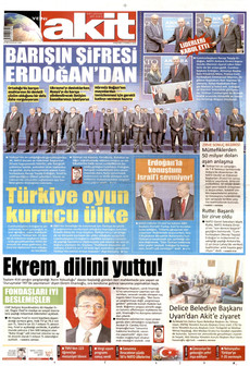 YENİ AKİT 9 Temmuz 2026 gazete manşeti