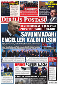 DİRİLİŞ POSTASI 9 Temmuz 2026 gazete manşeti