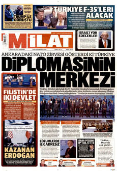 MİLAT 9 Temmuz 2026 gazete manşeti