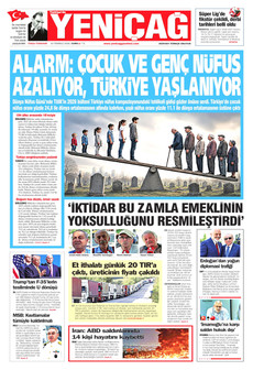 YENİÇAĞ 10 Temmuz 2026 gazete manşeti