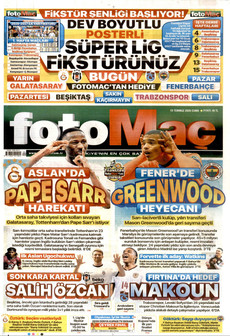 FOTOMAÇ 10 Temmuz 2026 gazete manşeti