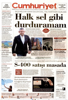 CUMHURİYET 11 Temmuz 2026 gazete manşeti
