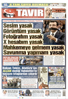 TAVIR GAZETESİ 11 Temmuz 2026 gazete manşeti