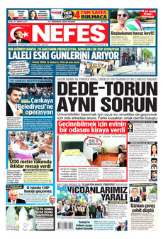 NEFES 12 Temmuz 2026 gazete manşeti