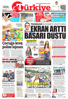 TÜRKİYE GAZETESİ 12 Temmuz 2026 gazete manşeti