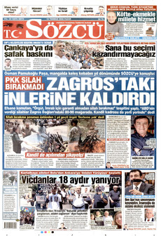 SÖZCÜ 12 Temmuz 2026 gazete manşeti
