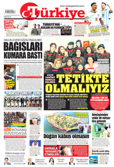 TÜRKİYE GAZETESİ 13 Temmuz 2026 gazete manşeti