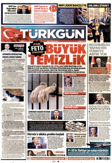 TÜRKGÜN 14 Temmuz 2026 gazete manşeti