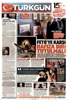 TÜRKGÜN 15 Temmuz 2026 gazete manşeti
