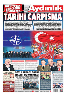 AYDINLIK GAZETESİ 15 Temmuz 2026 gazete manşeti