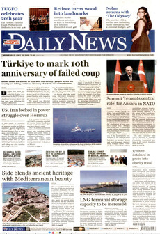 HÜRRİYET DAİLY NEWS 15 Temmuz 2026 gazete manşeti
