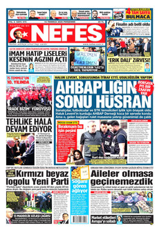 NEFES 16 Temmuz 2026 gazete manşeti