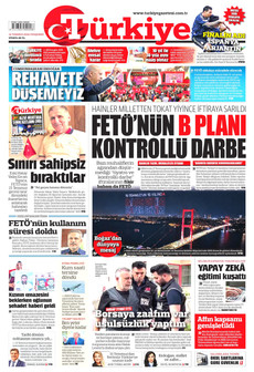 TÜRKİYE GAZETESİ 16 Temmuz 2026 gazete manşeti