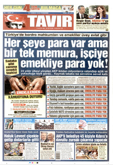 TAVIR GAZETESİ 16 Temmuz 2026 gazete manşeti