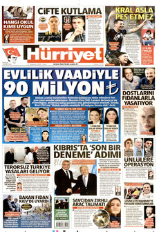 HÜRRİYET 17 Temmuz 2026 gazete manşeti