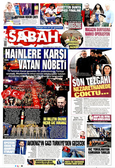 SABAH 17 Temmuz 2026 gazete manşeti
