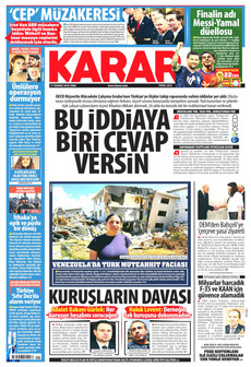 KARAR 17 Temmuz 2026 gazete manşeti
