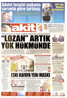 YENİ AKİT 17 Temmuz 2026 gazete manşeti
