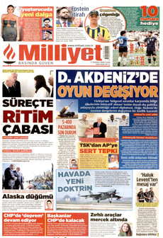 MİLLİYET 17 Temmuz 2026 gazete manşeti