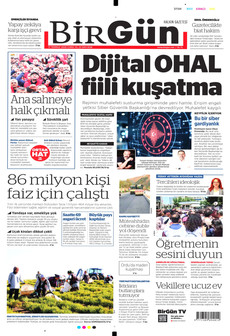 BİRGÜN 17 Temmuz 2026 gazete manşeti