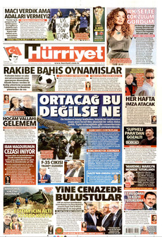 HÜRRİYET 18 Temmuz 2026 gazete manşeti