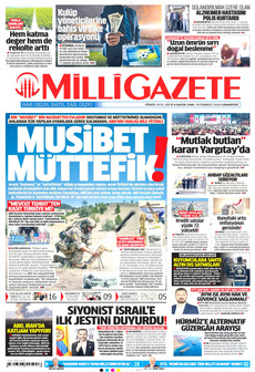 MİLLİ GAZETE 18 Temmuz 2026 gazete manşeti